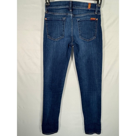 7 For All Mankind Mens The Slim Cigarette Blue Medium Wash Jeans 27 AU0351273A - Picture 9 of 11